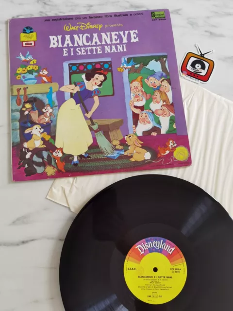 BIANCANEVE E I 7 sette NANI - ITA press 1972 vinyl vinile Lp 33 giri Walt Disney