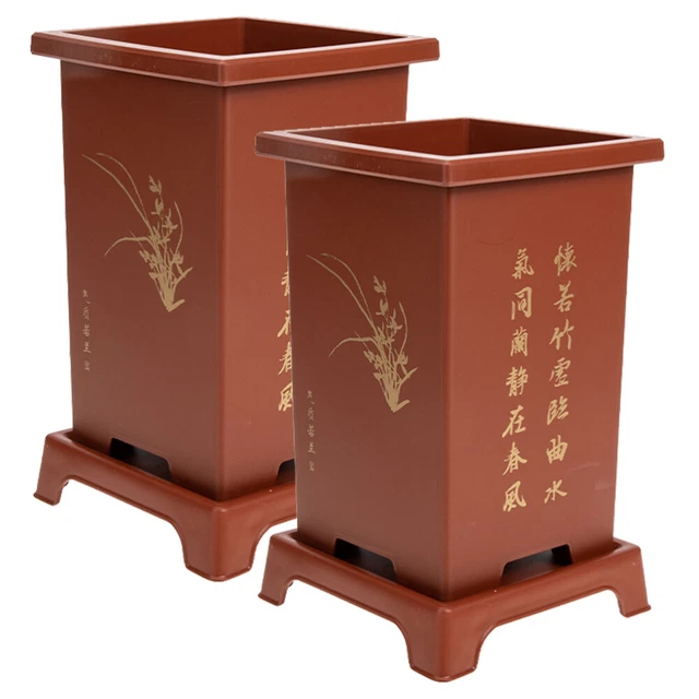 2 Sets Blumentöpfe Für Den Haushalt Saftige Kaktus-Dekor Schmücken Pflanze