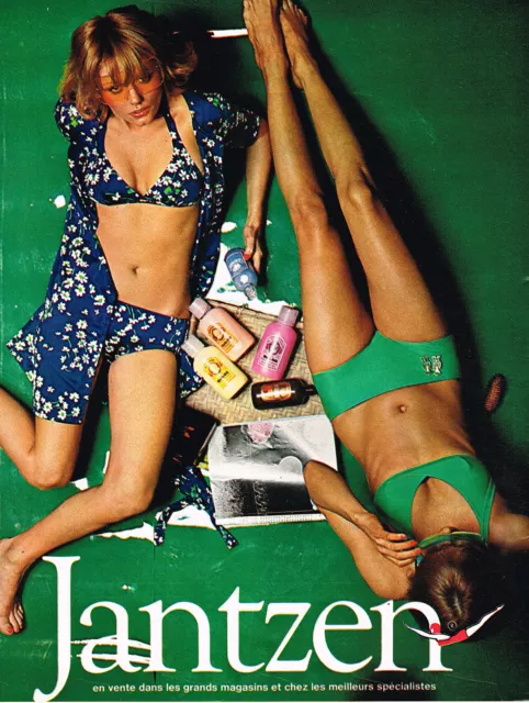 PUBLICITE ADVERTISING  1975   JANTZEN   maillots de bain