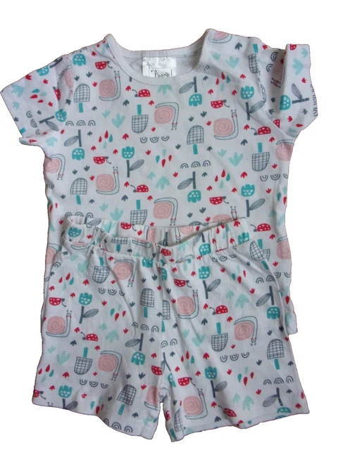 Ensemble Bébé 6 Mois – Short Jeans + T-shirt Hibou Indien – Couleur Bleu Ou Taupe – 2 Pièces Neuf Avec étiquettes