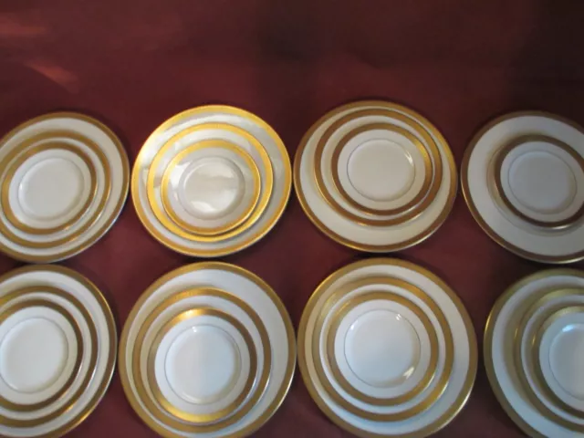 VTG Old Ivory Syracuse China Set of 60  Ivory w/Gold Trim