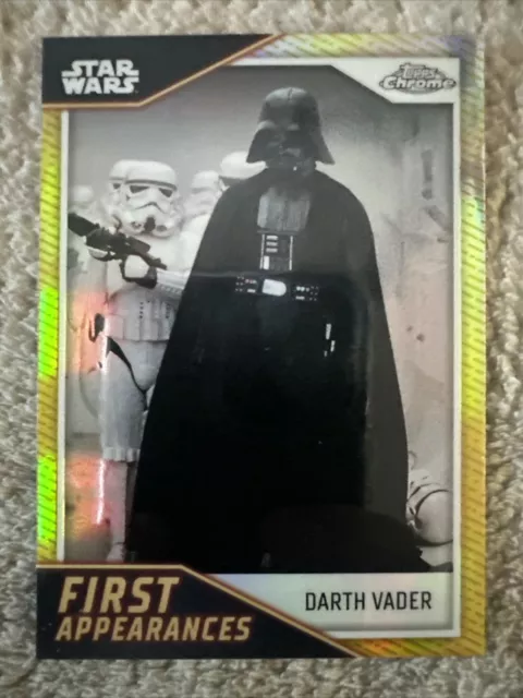 2023 Star Wars Chrome Darth Vader First Appearances Refractor insert 25/50