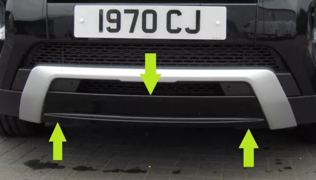 FRONT BUMPER TOW Eye Cover for Range Rover Evoque Dynamic black 2011-2015  £74.00 - PicClick UK