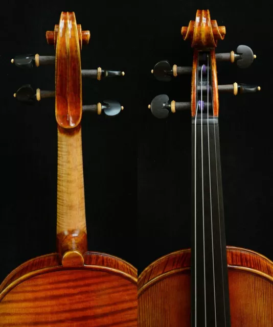 Raro Violín Stradivari 1716 Messiah Violín Maestro Wang Obra Propia No. W038 3