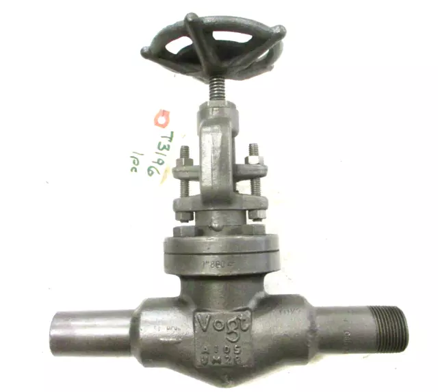 FLOWSERVE VOGT SW12141-MODIFIED 1" Class 800 Forged Steel Globe Valve NPT X PE