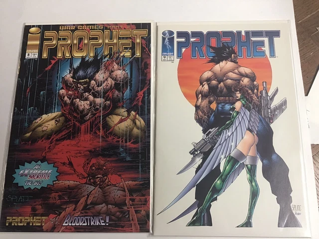 Prophet #8 & #9 ~ Volume 1 Image 1994 Rob Liefeld Stephen Platt NM 9.4 Unread