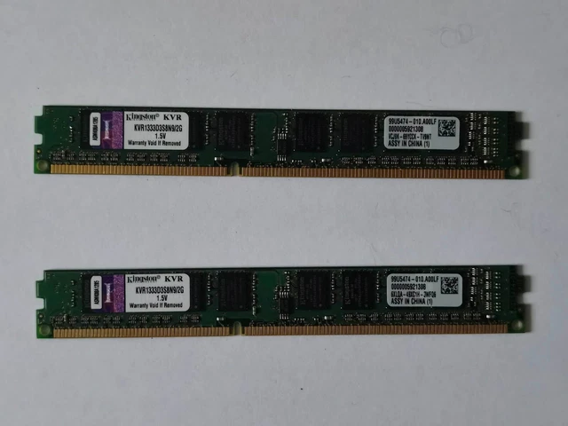 512MB KINGSTON KVR667D2N5/512 99U5315-012.A00LF Non-ECC Computer Memory EUR 6,00 - FR