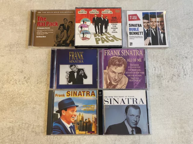 Frank Sinatra Rat Pack CD Job Lot X 7 Dean Martin Sammy Davis Jr VGC
