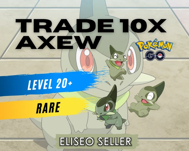 Pokemon GO Haxorus - Level 35, 3000+ CP, Unova Region Rare - For Trade 12 thumbnail image