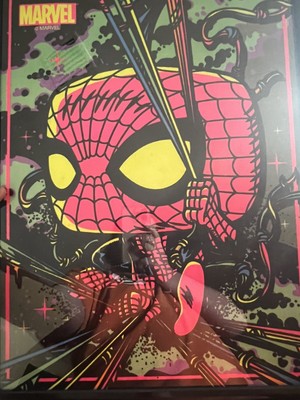 funko black light spider man
