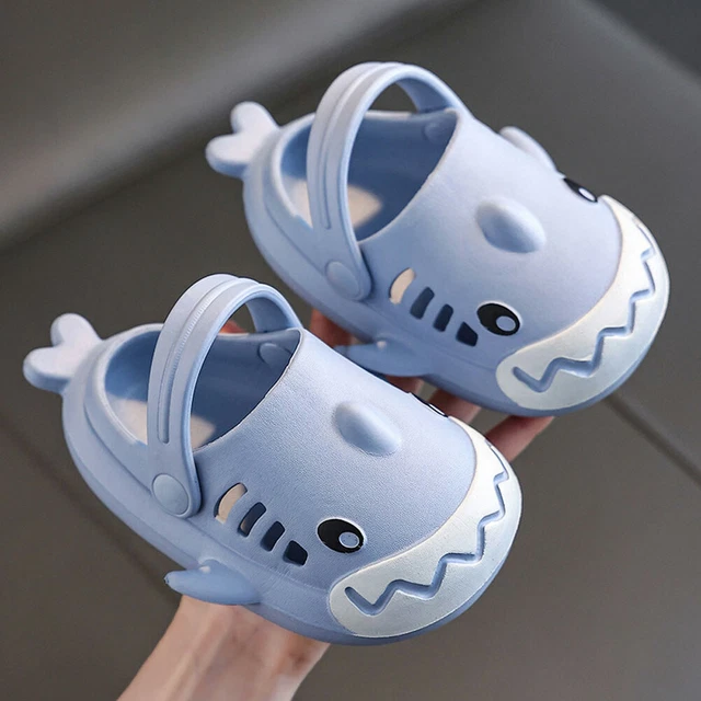 Sandali squali bambini bambini crocks estivi ragazzi ragazze scarpe da spiaggia pantofole antiscivolo