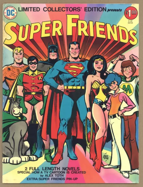 Limited Collectors' Edition C-41 VF- TV TOONS by Toth Super Friends 1976 DC S716