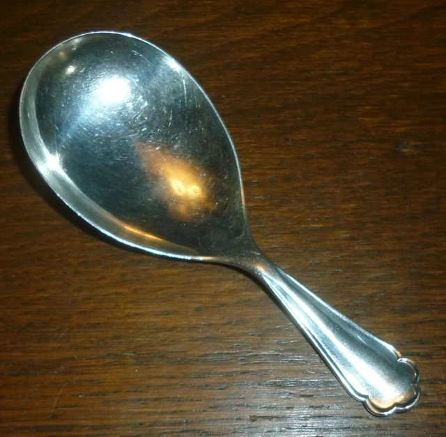 Antique Solid Silver Caddy Spoon by Atkin Brothers, Sheffield 1920