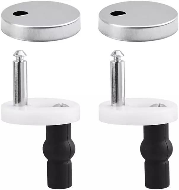 2 Pack Quick Release Toilet Seat Fixings Quick Release Toilet Seat Hinges Top WC