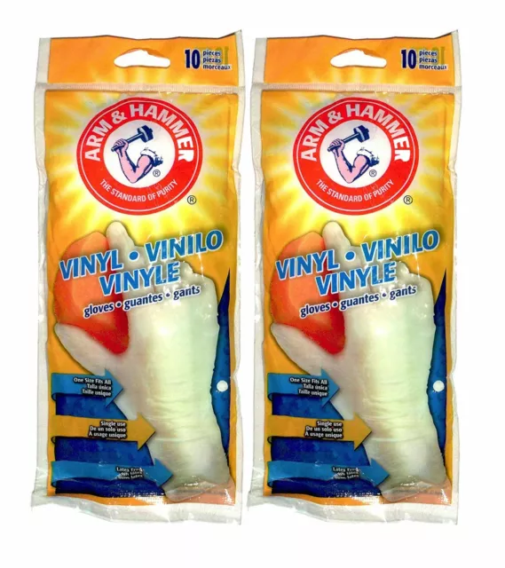Arm & Hammer - One Size Fits All Vinyl Gloves (20)