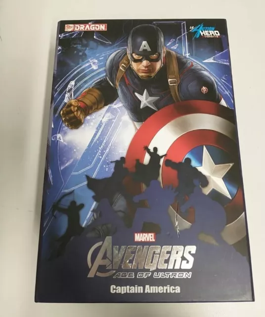 Dragon Avengers Age Of Ultron Captain America Marvel 1/9 Boxed