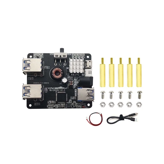 USB3.0 HUB Expansion Board Suitable for ROS Robot Car Sunrise X3 PI  JETSON  Sh