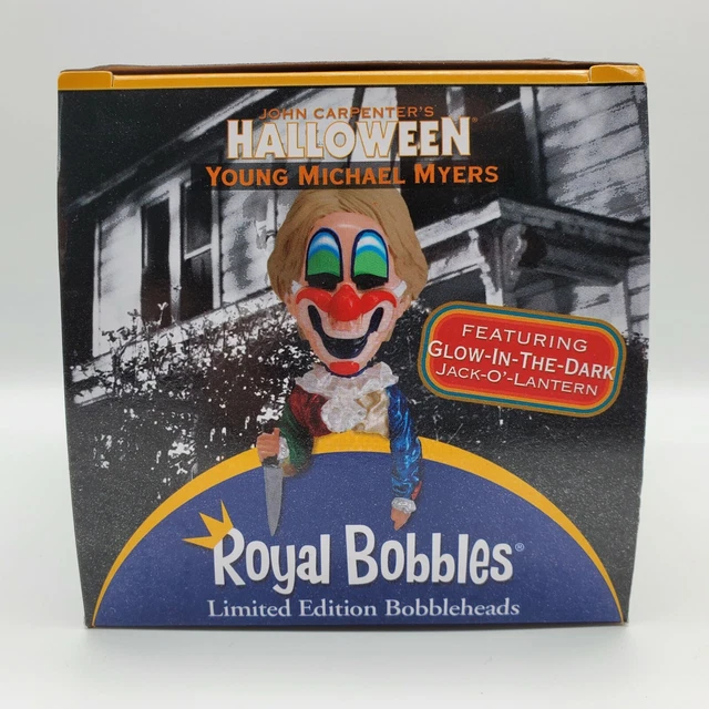 Royal Bobbles Halloween Young Michael Myers Clown Suit Horror Figure Bobblehead 5