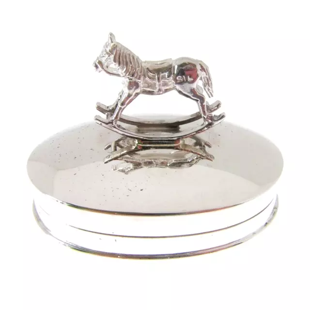 Sterling Silver Tooth Fairy Box. Hallmarked 925 Silver Babies Christening Gift