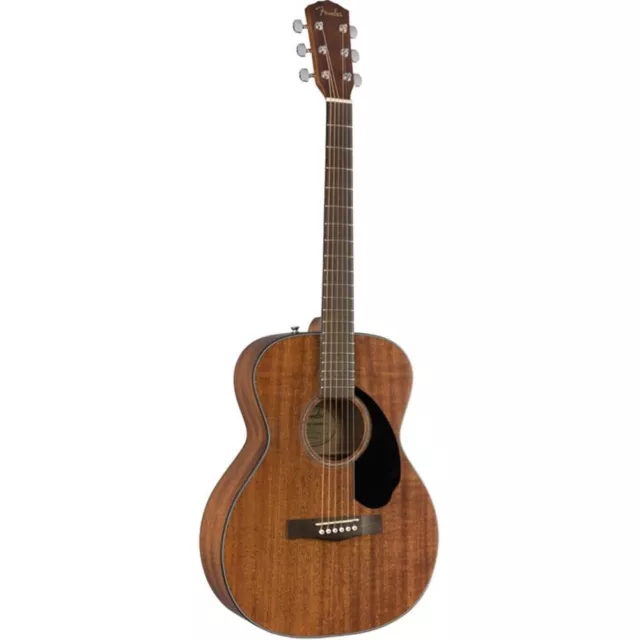 Fender CC-60S Mahogany Concert Acoustic Guitar, Natural, Walnut