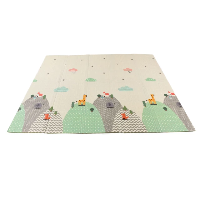 Foldable Baby Crawling Mat Thickened Foam Anti Slip Playing Mat Double Sided