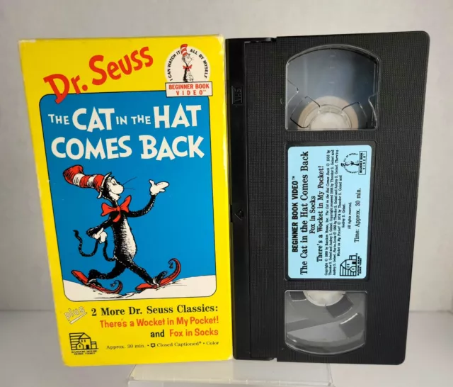 The Cat In The Hat Comes Back Vhs 2 More Dr Seuss Classics