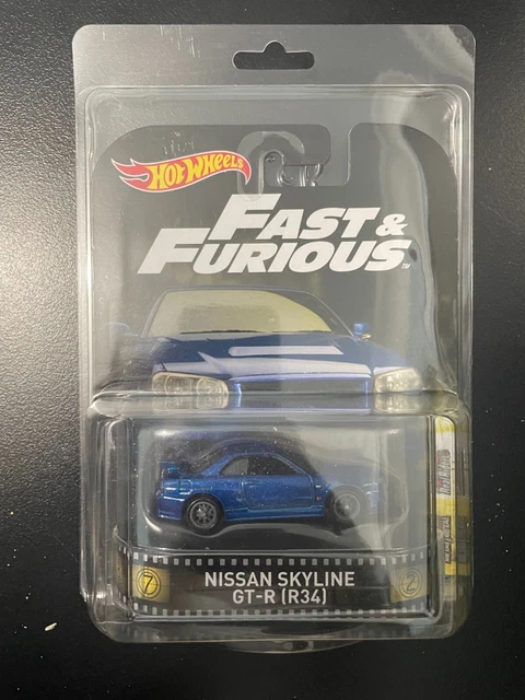 Voiture de Collection NISSAN Skyline GTR R34 Fast and Furious au 1/24