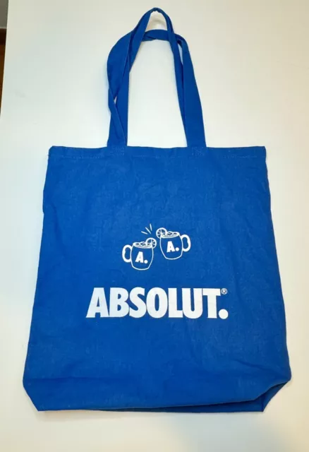 Absolut Vodka Blue Promotional Tote Bag