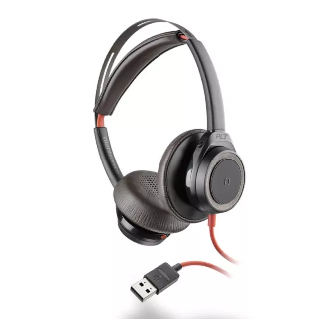 POLY (PLANTRONICS) BLACKWIRE 7225 USB A Corded Headset ANC - Black