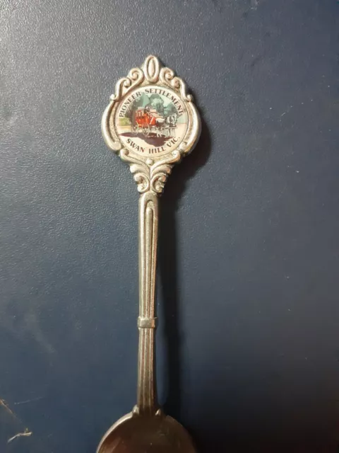 pioneer settlement swan hill vic souvenir spoon