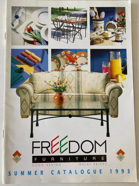 FREEDOM FURNITURE Catalogue 1993 vintage 68 pages  V1918