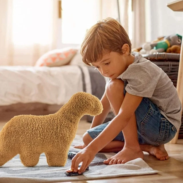 Bambole Dino pepita di pollo cuscino cartone animato dinosauro Stegosaurus peluche giocattolo