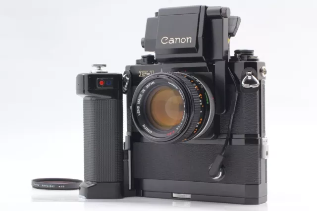【N MENTA】 Canon F-1 con mirino Servo EE / azionamento a motore / obiettivo...