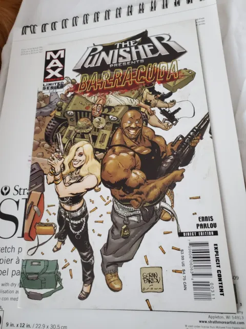The Punisher Presents Barracuda #3 MAX Comics 3 of 5 Marvel 2007 1st Print