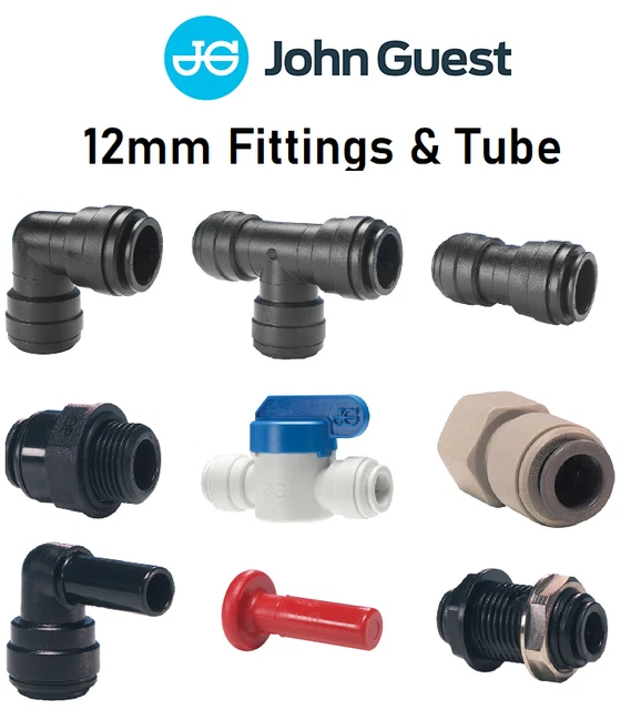 JOHN GUEST JG 12mm Push Fit SpeedFit Fittings Caravan/Motorhome/Boat