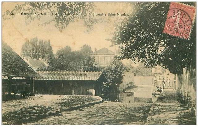 95.GONESSE.n°17785.L'ABREUVOIR.RUE DE LA FONTAINE SAINT NICOLAS