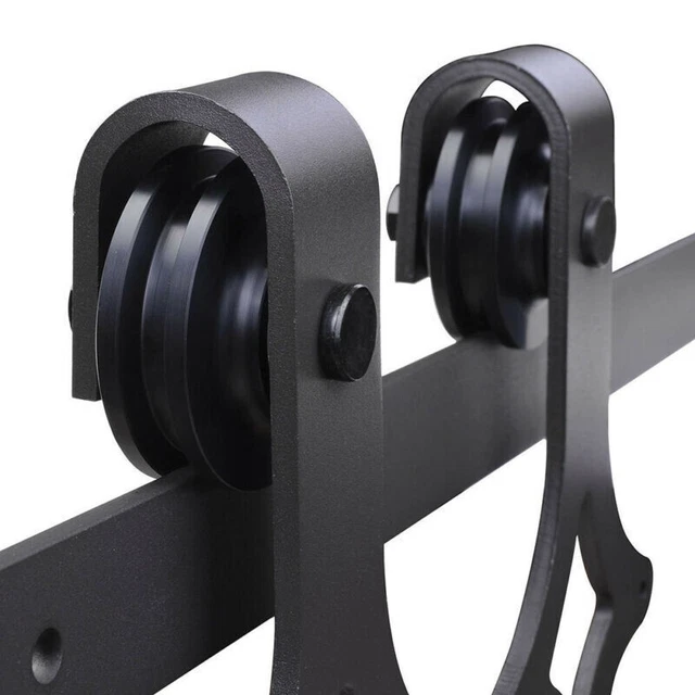 2 X Sliding Barn Door Hardware Rollers Door Pulley Wheels Hanging Rail Roller 11