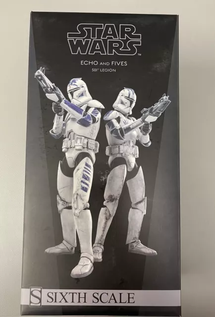 Star Wars Sideshow Echo And Fives 501st Legion Pre Owned