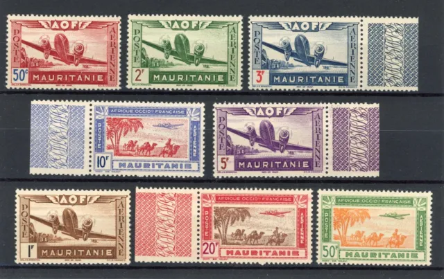 [51.803] Mauritania Airmail 1942 good set MNH VF stamps