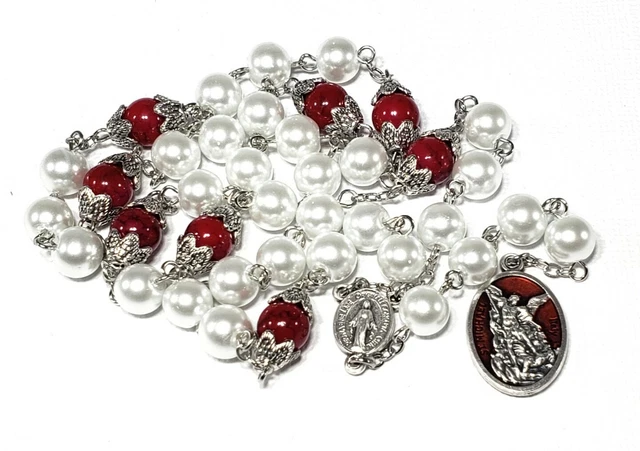 St Saint Michael the Archangel Guardian Angel  Miraculous Medal Catholic Chaplet