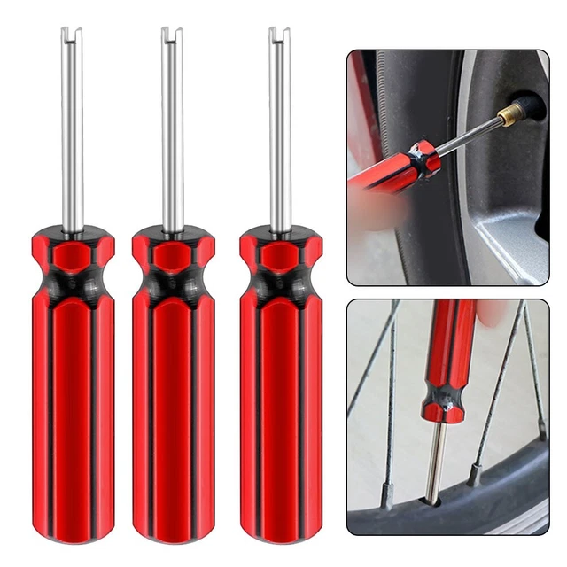 Kit Outil D'installation/extraction De Noyaux De Valve Climatisation - Laiton/acier, Adaptateur 1/4" Et 5/16", Compatible R12 R22 R410 R32 Etc. - 5