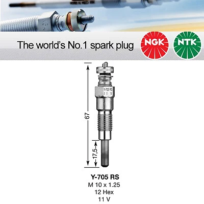 12x NGK spina luminosa Y-705RS (1249)
