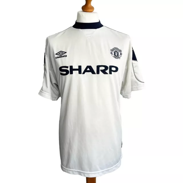 Manchester United 1999/00 Umbro Football Shirt Jersey Third (L) 3rd 90s Soccer