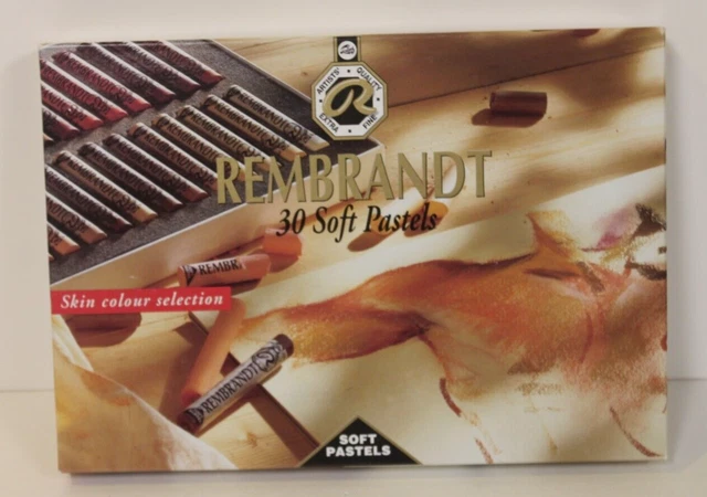 NUEVAS Talonas Rembrandt 30 Extra Finas Suaves Pasteles Piel Color Selección Arte