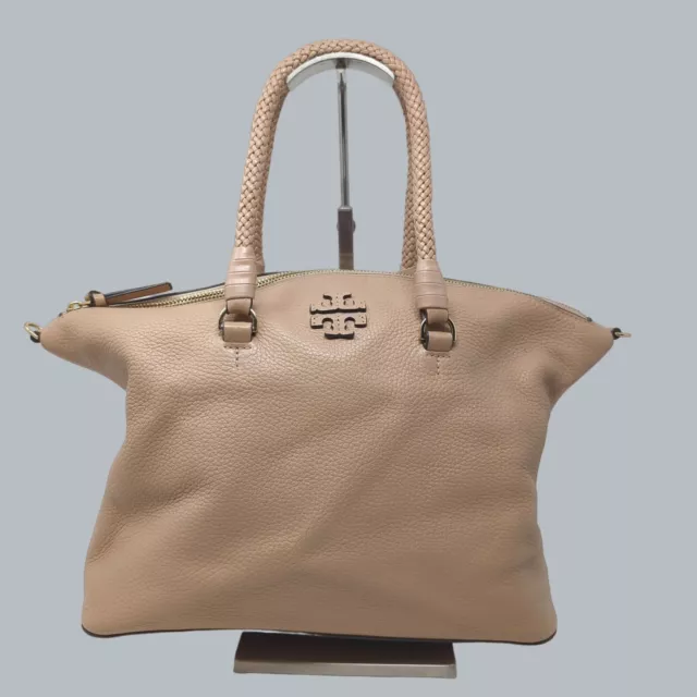 Tory Burch Womens Bag Beige Leather Taylor Slouchy