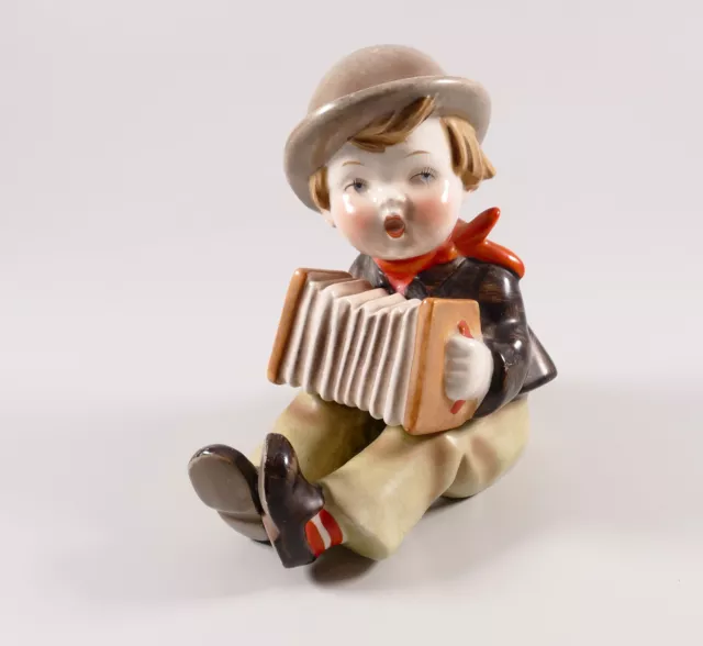 Hummelfigur XS 71/a Junge mit Ziehharmonika um 1955 Selten Buchstütze