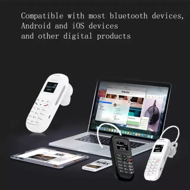 Mini Cell Phone Telephone Bluetooth Dialer GSM Smart Tiny L3US L8STAR{ E1F7