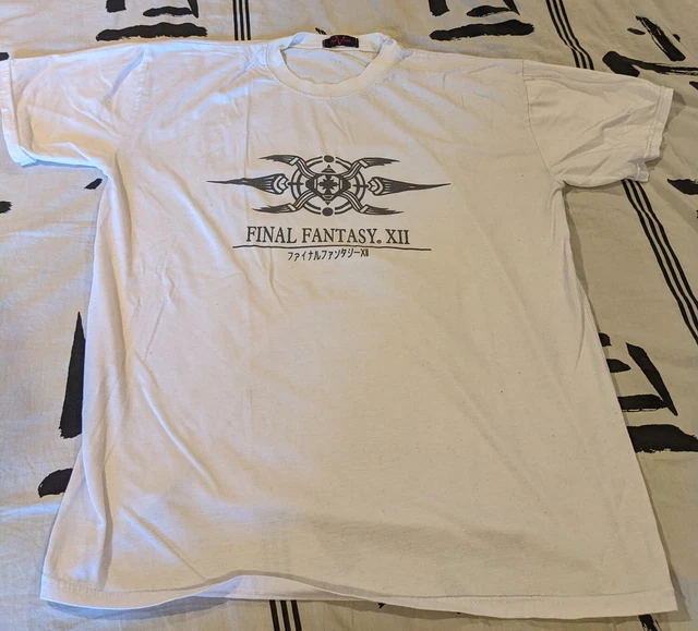T-shirt Final Fantasy XV Comic Convention - Square Enix Taille L - Bleu, Neuf Sans étiquettes