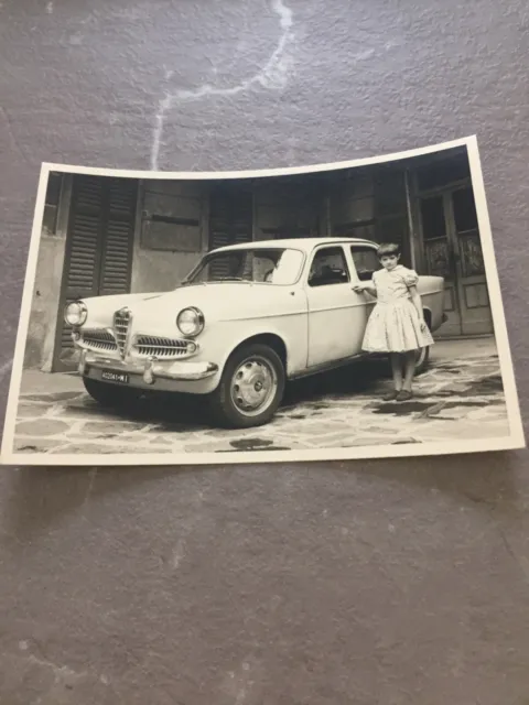 foto alfa romeo giulietta bimba 1959 fotografia auto epoca