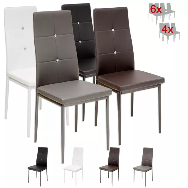 Esszimmerstühle DIAMOND - Stückzahl und Farbe wählbar - Stuhl Stühle
